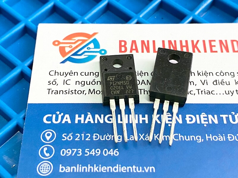 P12NM50, STP12NM50FP, P12NM50FP Mosfet Kênh N 12A 550V TO-220FP 2 P12NM50, STP12NM50FP, P12NM50FP Mosfet Kênh N 12A 550V TO-220FP - Ảnh 2