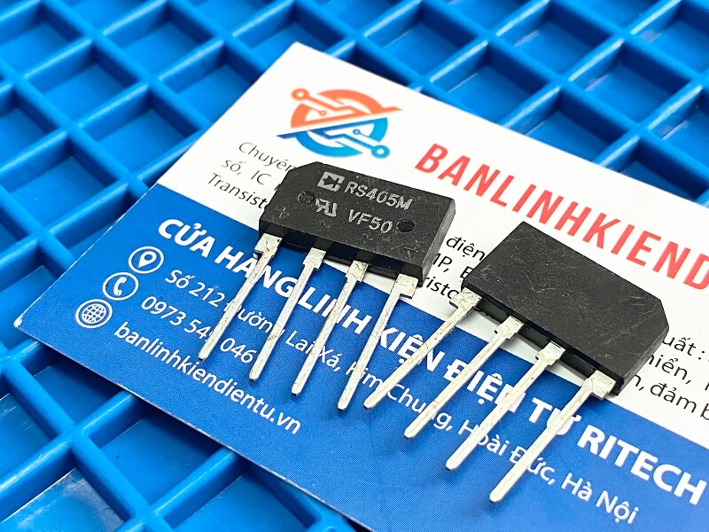 RS405M Diode Cầu 4A 600V 1 RS405M Diode Cầu 4A 600V