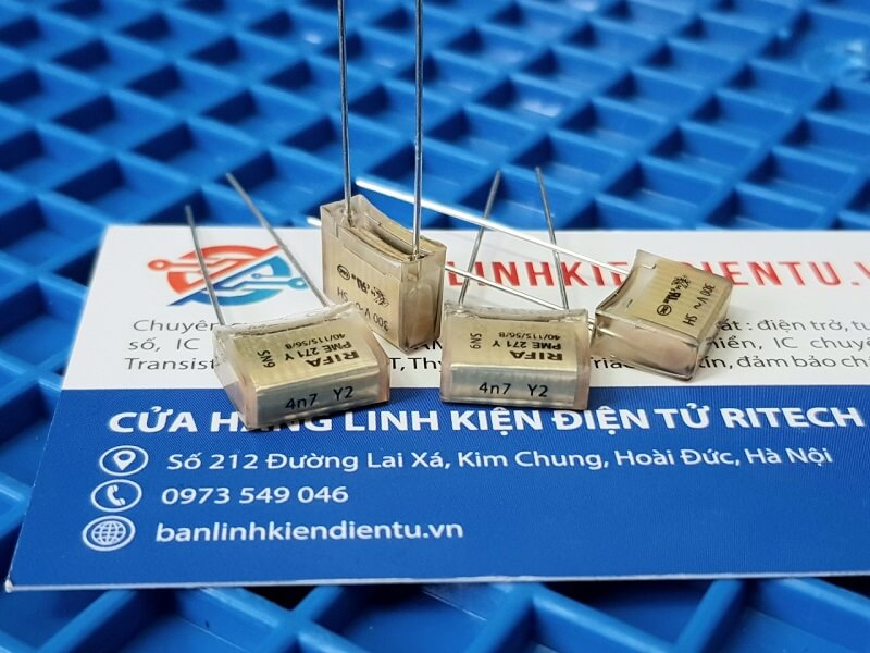 Tụ Rifa 4.7nF 0.0047uF 300V Y2 PME271Y 1 Tụ Rifa 4.7nF 0.0047uF 300V Y2 PME271Y