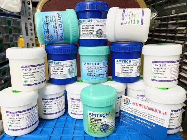 Mỡ hàn Amtech NC-559-ASM Halogen Free 100g Cao Cấp - Ảnh 3