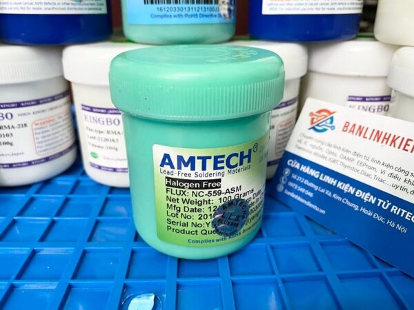 Mỡ hàn Amtech NC-559-ASM Halogen Free 100g Cao Cấp