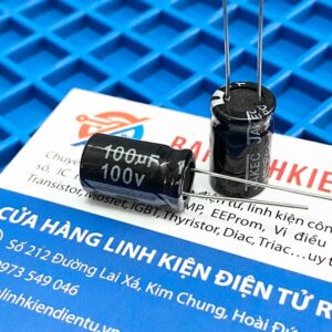 Tụ hóa JAKEC 100uF 100V 10x17mm