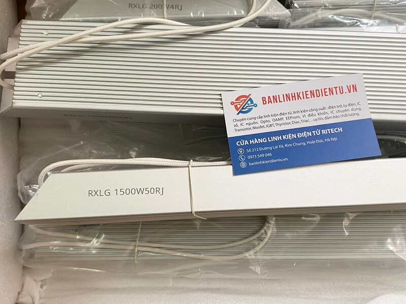 Điện trở công suất, điện trở xả RXLG 1500W50RJ ( 50R 1500W ) 2 Điện trở công suất, điện trở xả RXLG 1500W50RJ ( 50R 1500W ) - Ảnh 2