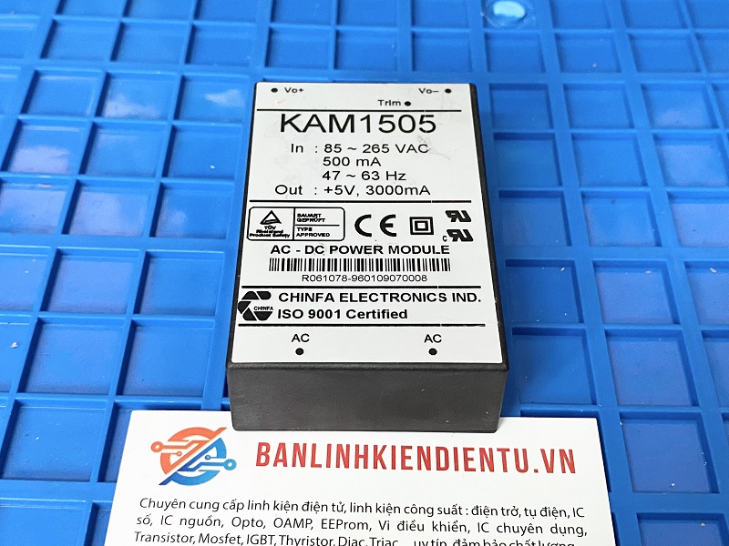 KAM1505 Bộ nguồn AC-DC CHINFA (tháo máy) 1 KAM1505 Bộ nguồn AC-DC CHINFA (tháo máy)