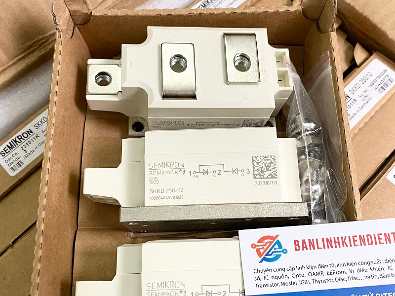 SKKD250/12 Module Diode 250A 1200V 2 SKKD250/12 Module Diode 250A 1200V - Ảnh 2