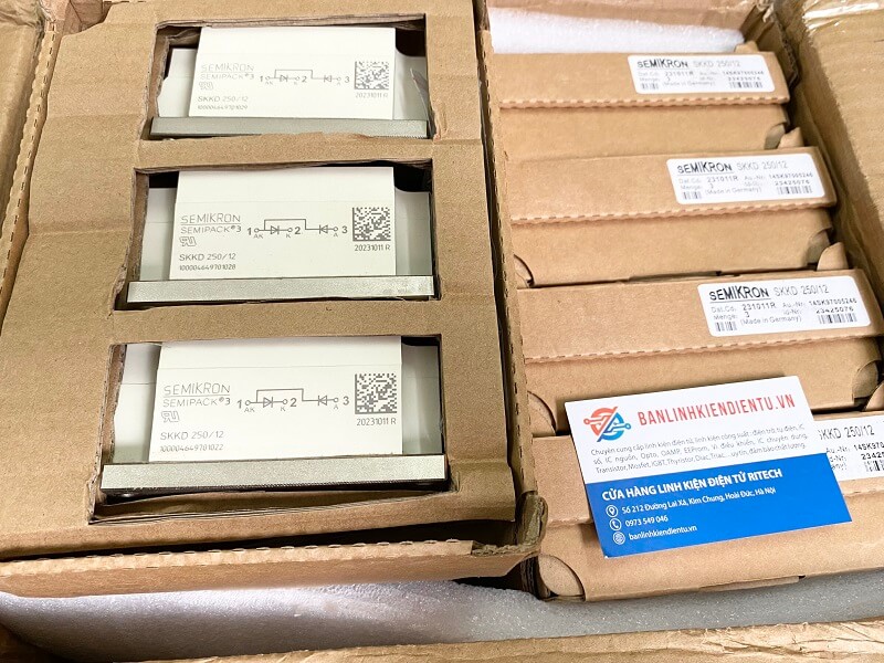 SKKD250/12 Module Diode 250A 1200V 4 SKKD250/12 Module Diode 250A 1200V - Ảnh 4