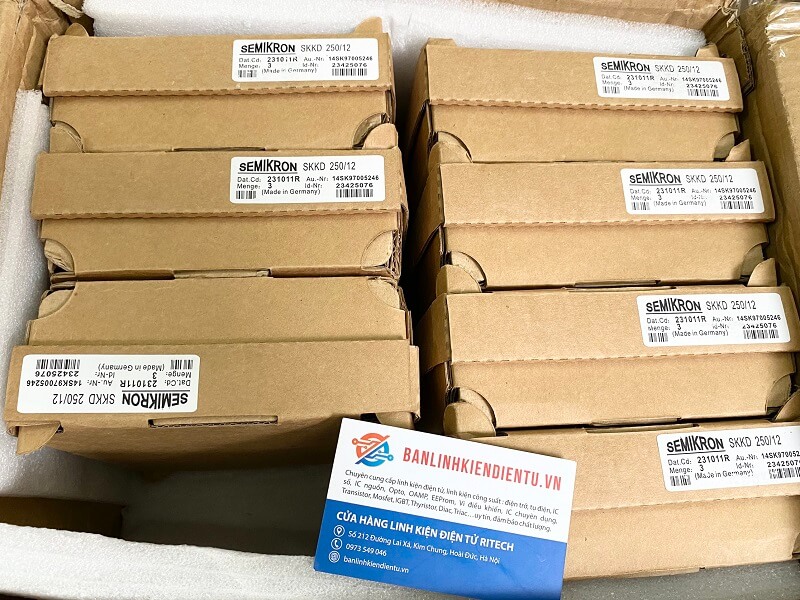 SKKD250/12 Module Diode 250A 1200V 5 SKKD250/12 Module Diode 250A 1200V - Ảnh 5