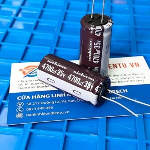 Tụ hóa Nichicon 4700uF 35V 18x35mm 4 4700uf 35v 1