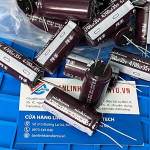 Tụ hóa Nichicon 4700uF 35V 18x35mm 5 4700uf 35v 2
