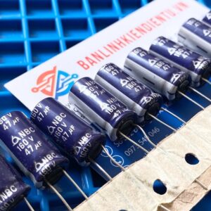 Tụ hóa NBC 47uF 160V kích thước 10x20mm