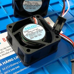 Quạt NMB 1608KL-05W-B69 24V 0.13A 40x40x20mm giắc đen 4 1608KL 05W B69 giac den 2