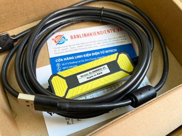 Cáp nạp chương trình cho Servo Sanyo denki dòng RS1 / QS1 SANMOTION AL-00490833-01 - Ảnh 2