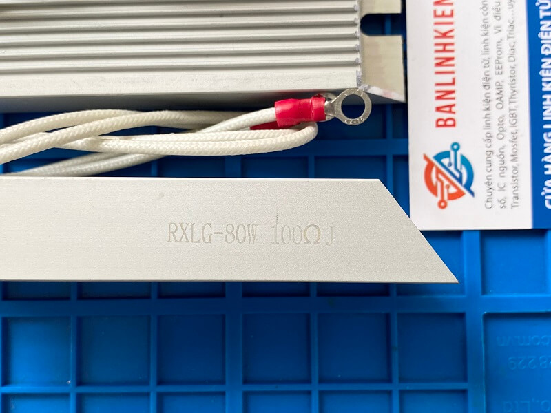 Điện trở xả vỏ nhôm 80W 100R RXLG 80W100RJ 3 Điện trở xả vỏ nhôm 80W 100R RXLG 80W100RJ - Ảnh 3