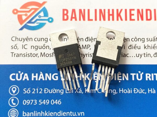 TOP258Y, TOP258YN IC nguồn công suất 105w TO-220 (chính hãng) - Ảnh 3