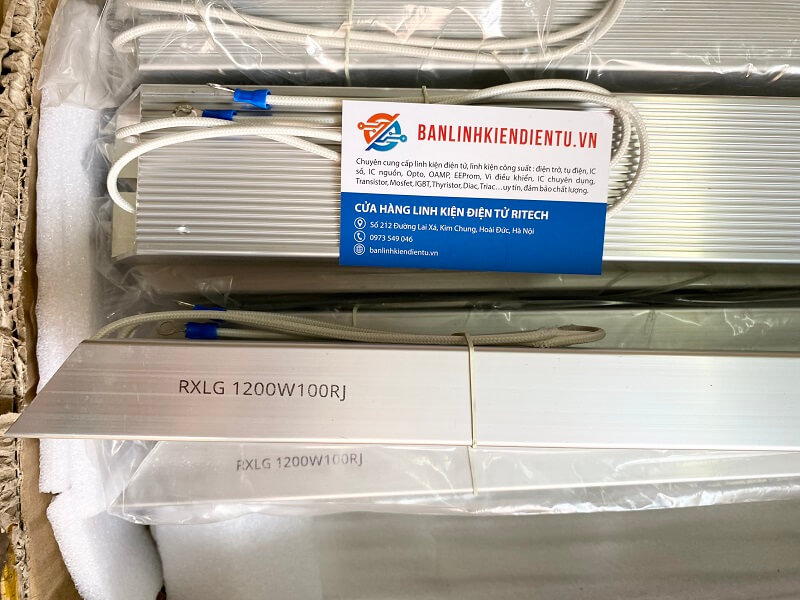 Điện trở công suất, điện trở xả 100R 1200W RXLG 1200W100RJ 2 Điện trở công suất, điện trở xả 100R 1200W RXLG 1200W100RJ - Ảnh 2