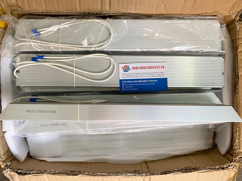 Điện trở công suất, điện trở xả 100R 1200W RXLG 1200W100RJ 1 Điện trở công suất, điện trở xả 100R 1200W RXLG 1200W100RJ