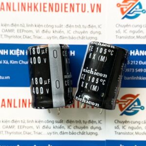 Tụ hóa nichicon 180uF 400V 22x30mm (Φ 22mm, cao 30mm) 3 180uF 400V Φ 26mm