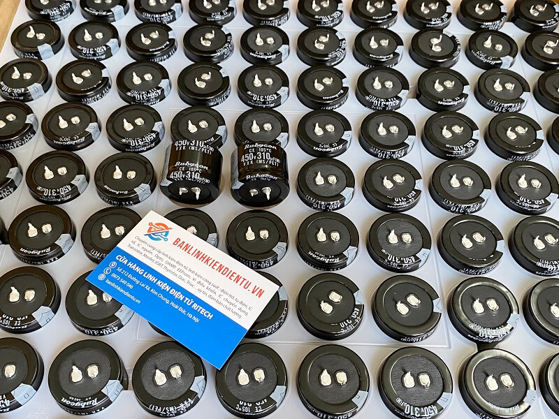 Tụ hóa Rubycon 310uF 450V 35x25mm 4 Tụ hóa Rubycon 310uF 450V 35x25mm - Ảnh 4