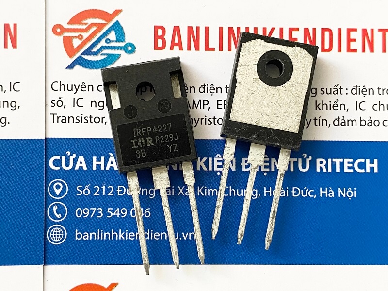 IRFP4227 Mosfet Kênh N 65A 200V TO-247 1 IRFP4227 Mosfet Kênh N 65A 200V TO-247