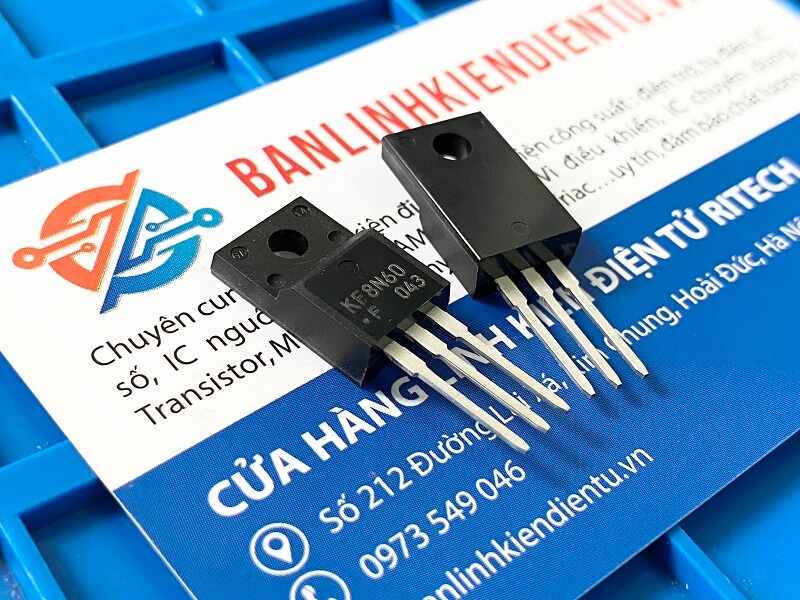 KF8N60 Mosfet kênh N 8A 650V TO-220 1 KF8N60 Mosfet kênh N 8A 650V TO-220