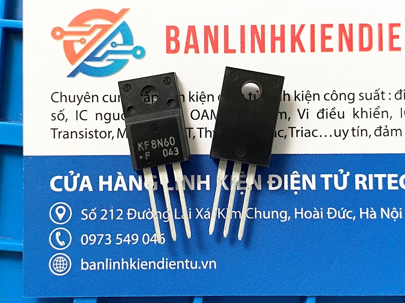 KF8N60 Mosfet kênh N 8A 650V TO-220 2 KF8N60 Mosfet kênh N 8A 650V TO-220 - Ảnh 2