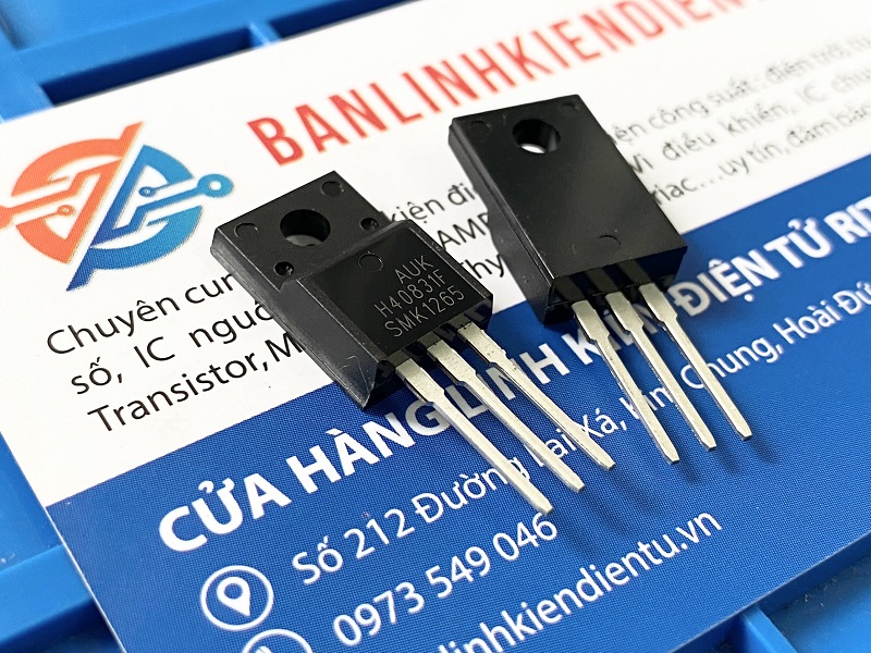 SMK1265 SMK1265F Mosfet kênh N 12A 650V TO-220 1 SMK1265 SMK1265F Mosfet kênh N 12A 650V TO-220