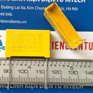 Tụ lọc nguồn AC 0.33uF 275VAC chân 22mm 3 0.33uf 275vac 22mm 2