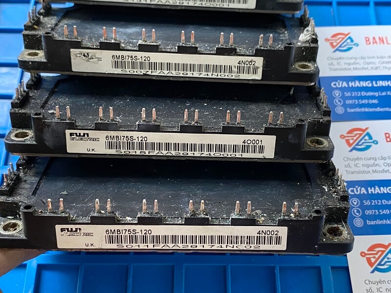 6MBI75S-120 Module IGBT Fuji 75A 1200V (tháo máy) 2 6MBI75S-120 tháo máy