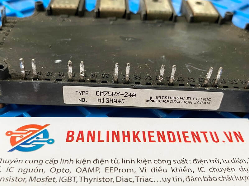 CM75RX-24A Module IGBT Mitsubishi 75A 1200V (tháo máy) 2 CM75RX-24A tháo máy