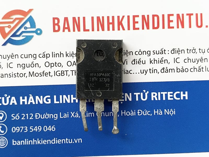 HFA50PA60C Diode 25A 600A TO-247 Tháo máy 1 HRA50PA60C_Diode