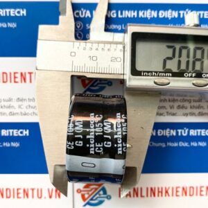 Tụ hóa Nichicon 330uF 250V 35x20mm (tháo máy) 7 330uF 250v 35x20mm