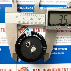 Tụ hóa Nichicon 330uF 250V 35x20mm (tháo máy) 6 330uF 250v 35x20mm