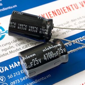 4700uf 25v nichicon 16x25mm