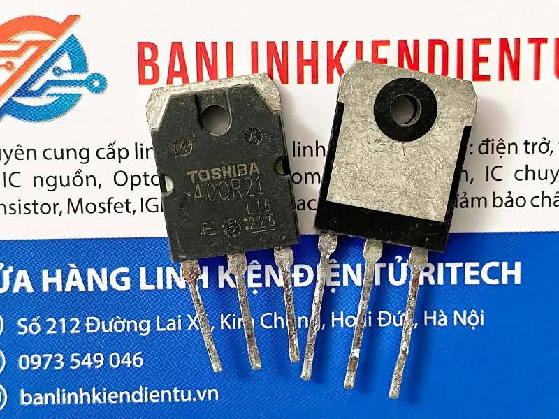 40QR21, GT40QR21 IGBT 40A 1200V TO-3P (tháo máy) 1 40QR21