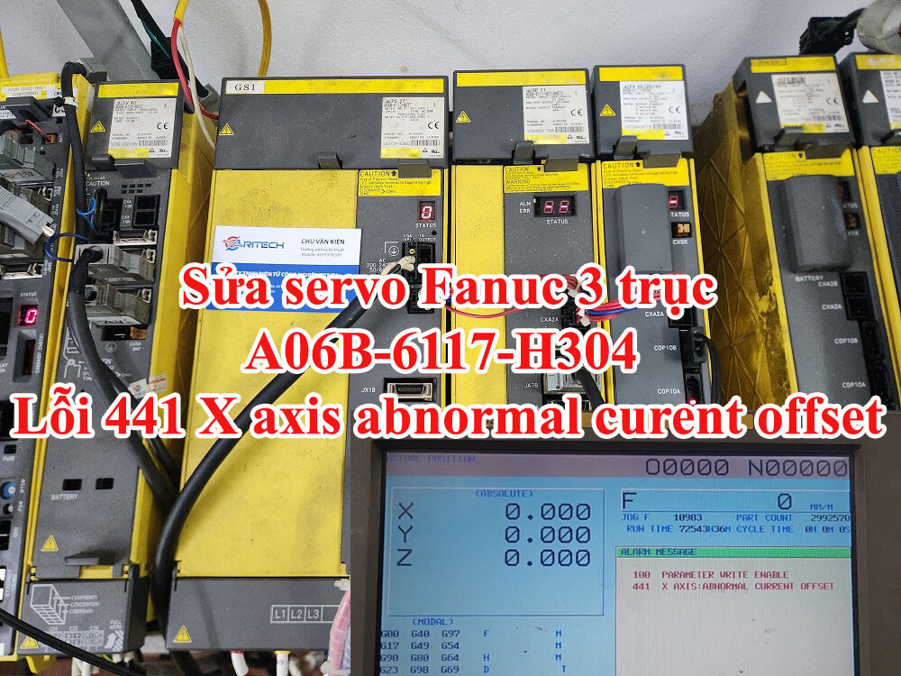 sua servo fanuc a06b 6117 h304 22