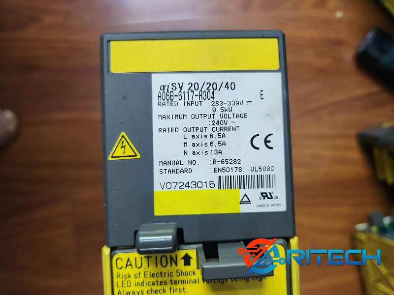 sua servo fanuc a06b 6117 h304 23
