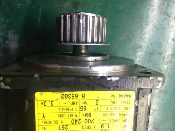 A06B-0061-B303 Servo motor Fanuc βiS 2/4000 tháo máy có phanh - Ảnh 3
