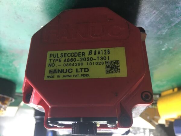 A06B-0063-B403 AC Servo motor Fanuc βiS 4/4000 tháo máy có phanh - Ảnh 4