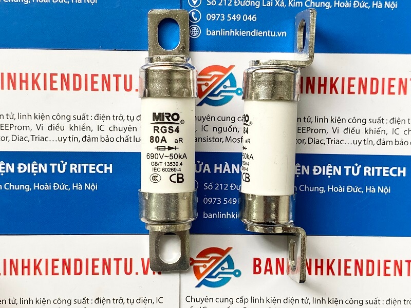 Cầu chì MIRO RGS4 80A 690V 1 RGS4 80A 690V