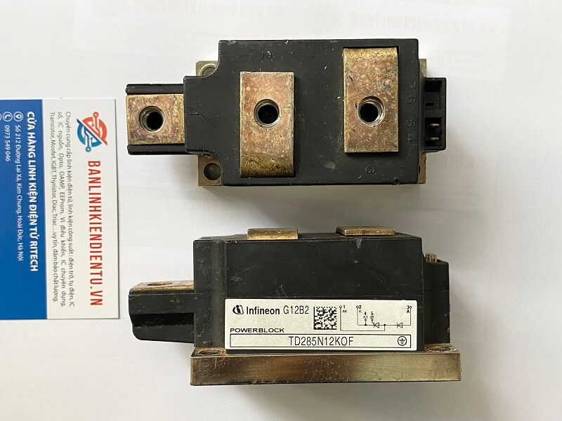 TD285N12KOF Module Thyristor Diode 285A 1200V (tháo máy) 1 TD285N12KOF