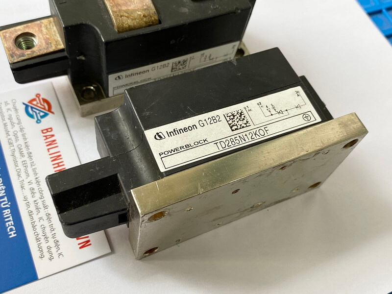 TD285N12KOF Module Thyristor Diode 285A 1200V (tháo máy) 2 TD285N12KOF