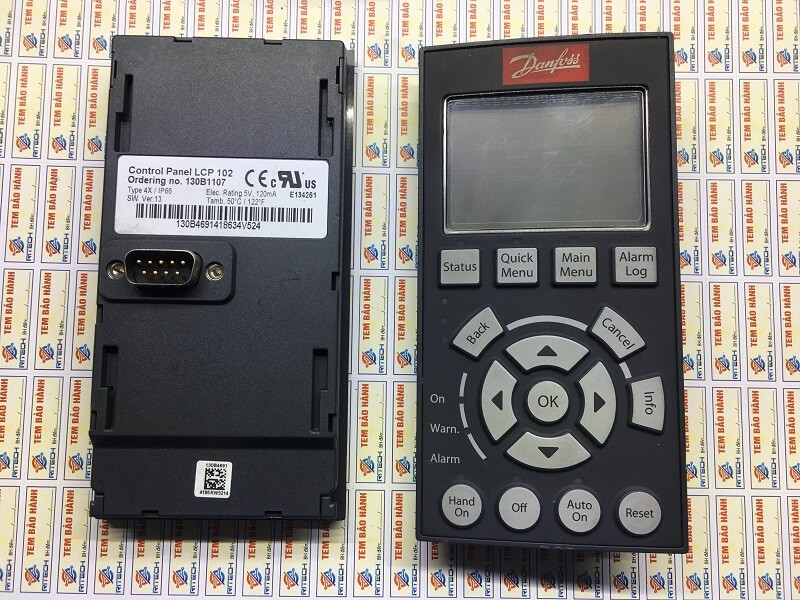 Control Panel LCP 102 Bàn phím màn hình biến tần Danfoss FC302, FC202, FC102 6 man-hinh-bien-tan-danfoss-lcp-102