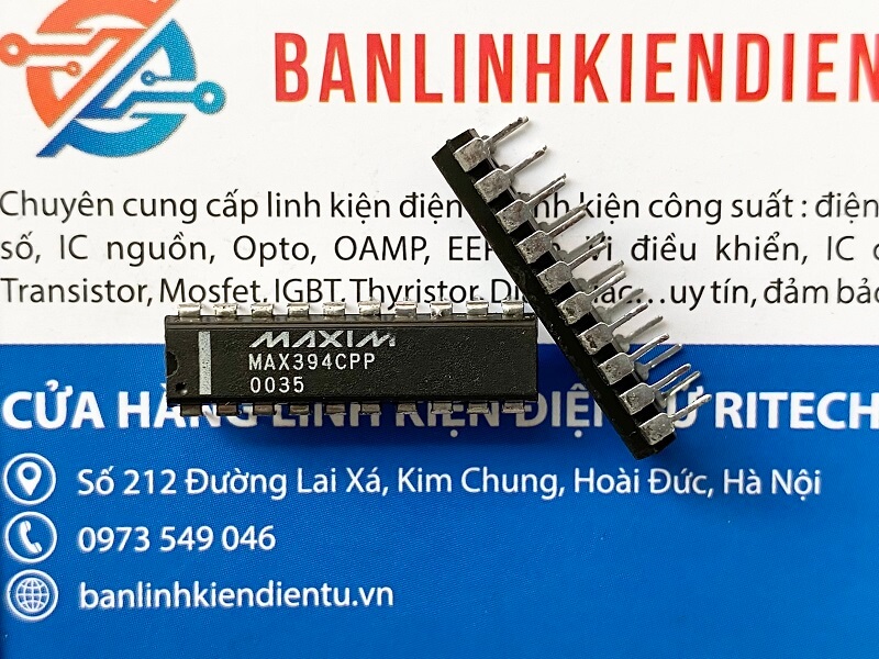 MAX394CPP, MAX394 IC chuyên dụng DIP-20 (tháo máy) 2 max394 dip tháo máy