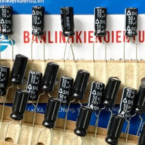 tụ hóa 10uf 50v SHL 5x11mm