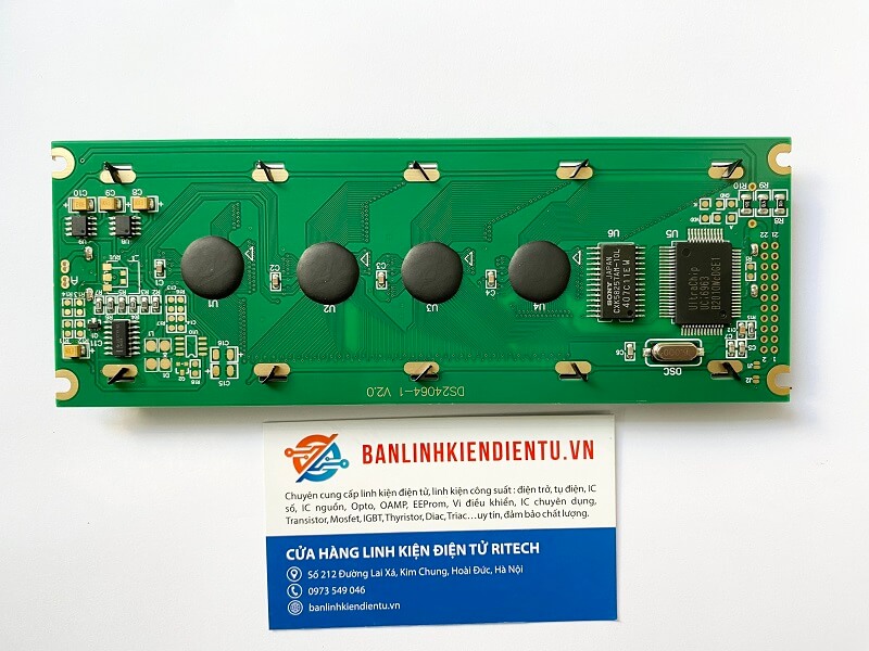 Màn hình LCD 24064 5.2 inch nền xanh lá 240x64 2 24064-LCD