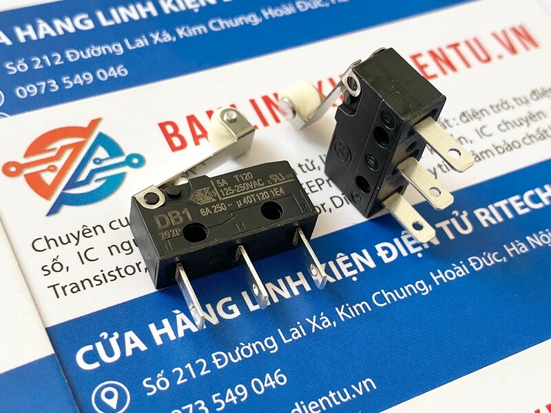 Công tắc DB1 6A 250V 19mm 1 CONG-TAC-DB1