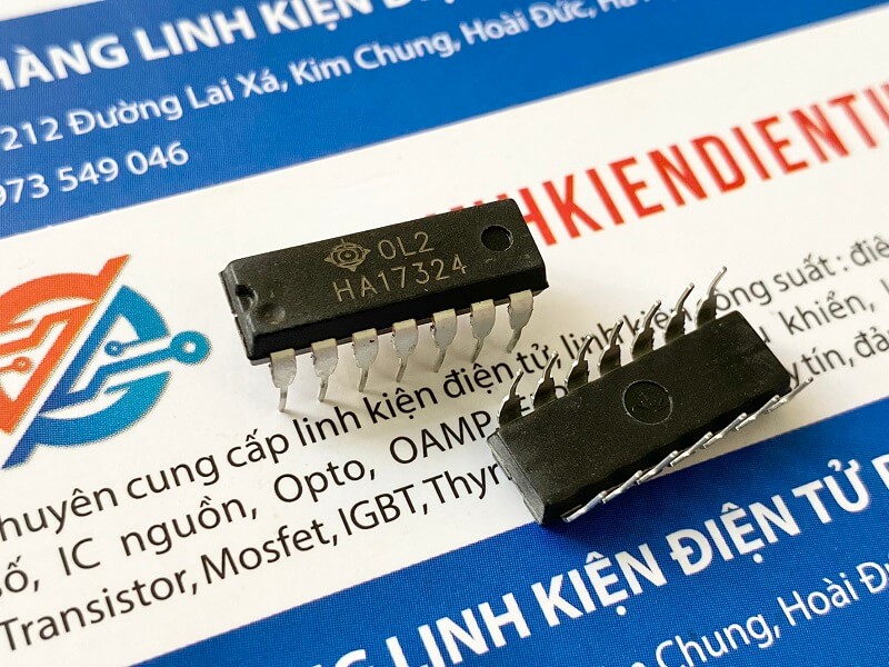 HA17324 IC OPAMP DIP-14 2 HA17324