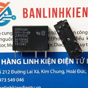 Rơ le G6D-1A-ASI, G6D-1A-ASI-24VDC 24V 5A 4 chân 3 G6D-1A-ASI-24V