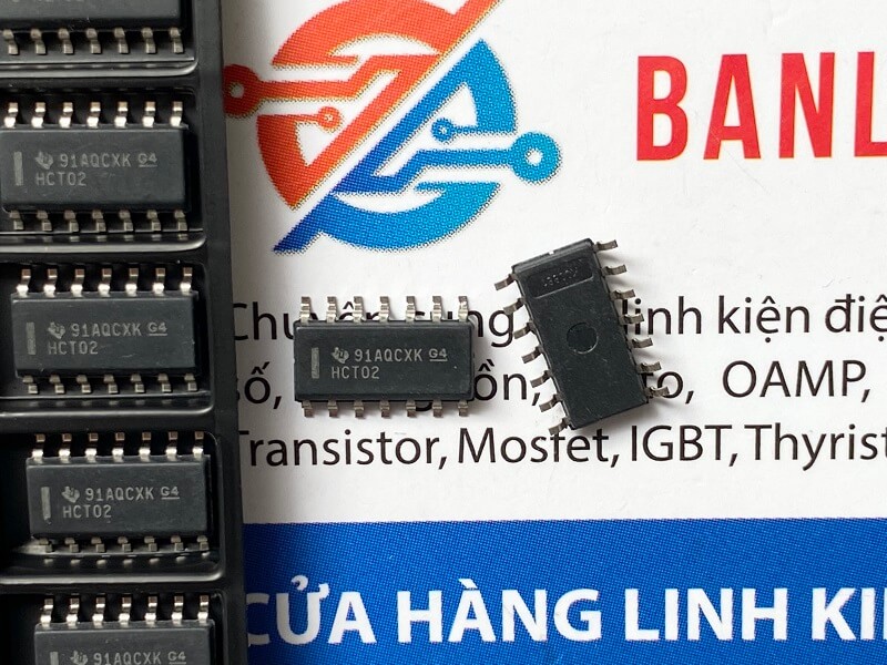 HCT02 SN74HCT02DR IC số SOP-14 1 HCT02-IC