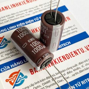 Tụ hóa 1000uF 100V KMQ 18x35mm 3 1000uf 100V